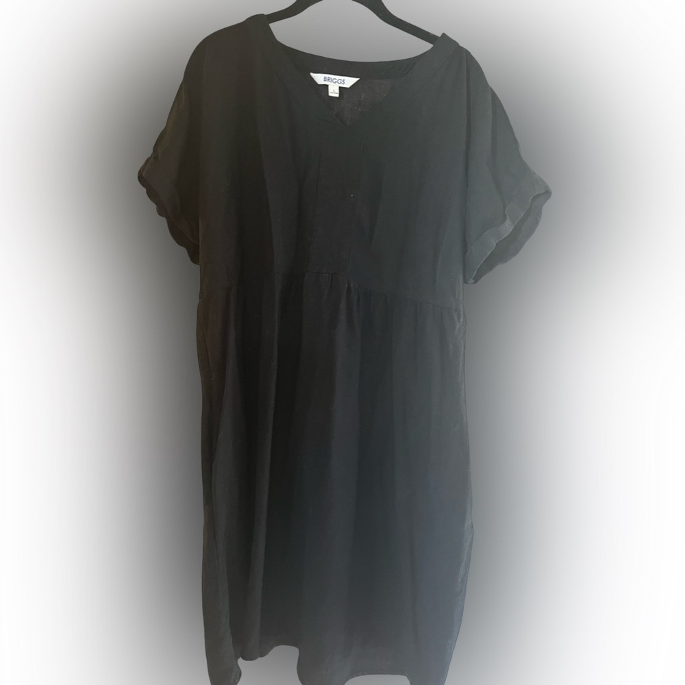Black Linen Dress